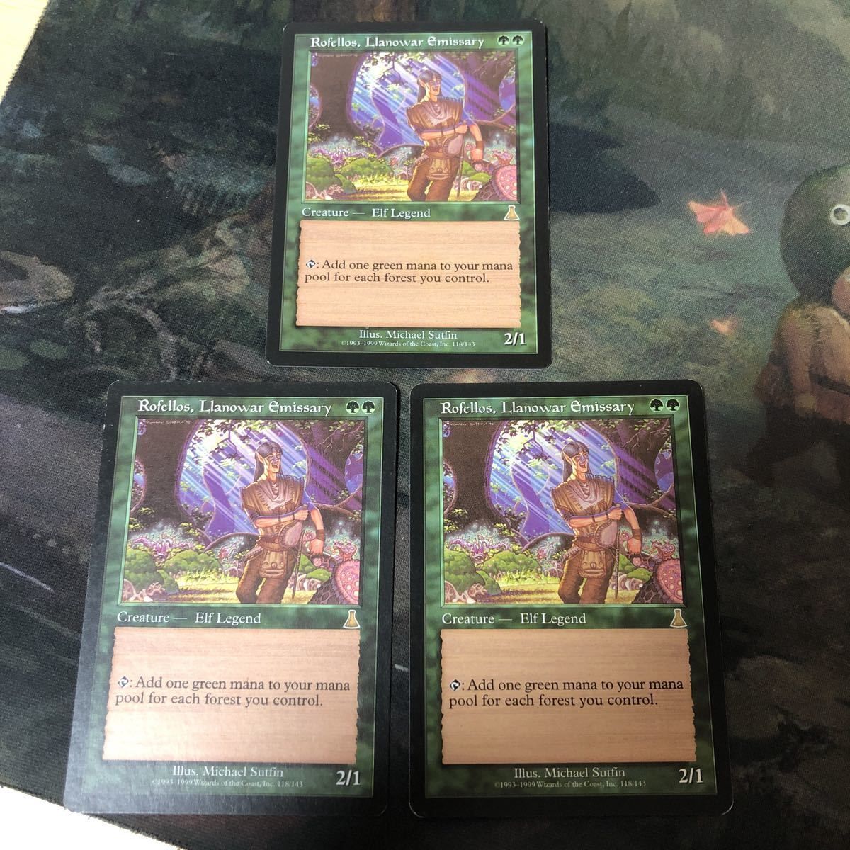 nv3 28 ラノワールの使者ロフェロス Rofellos, Llanowar Emissary UDS