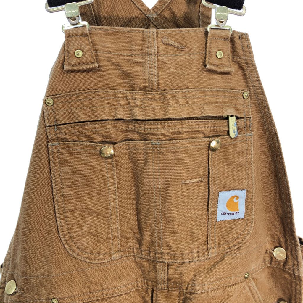 Carhartt カーハート ダック ダブルニー ビブオーバーオール ブラウン