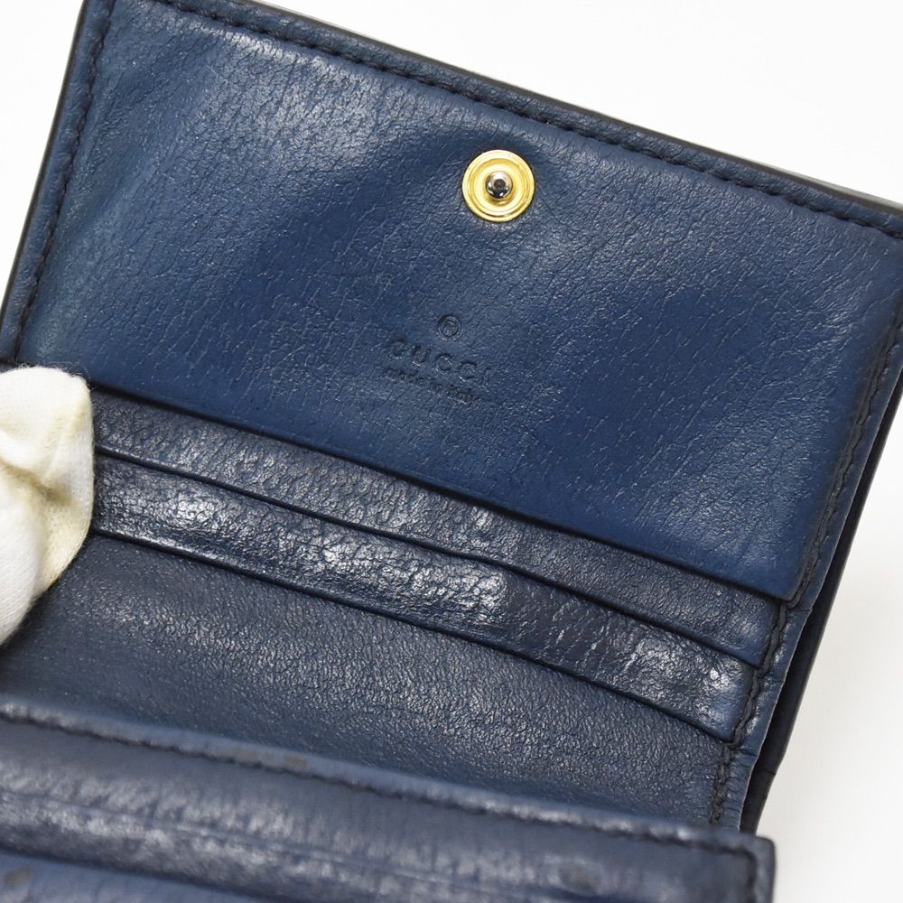 GUCCI グッチ コンパクトウォレット 二つ折り財布 ミニ財布 オフィ