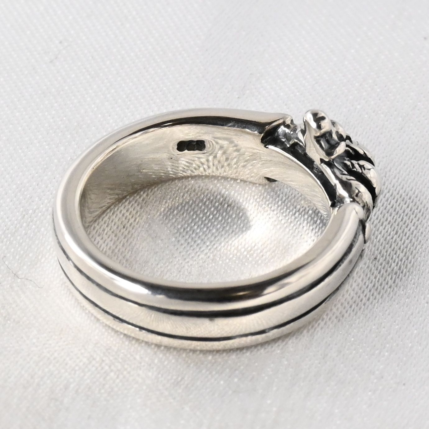 研磨済】ROYAL ORDER クラウン リング 11.5号 シルバー925 ロイヤル