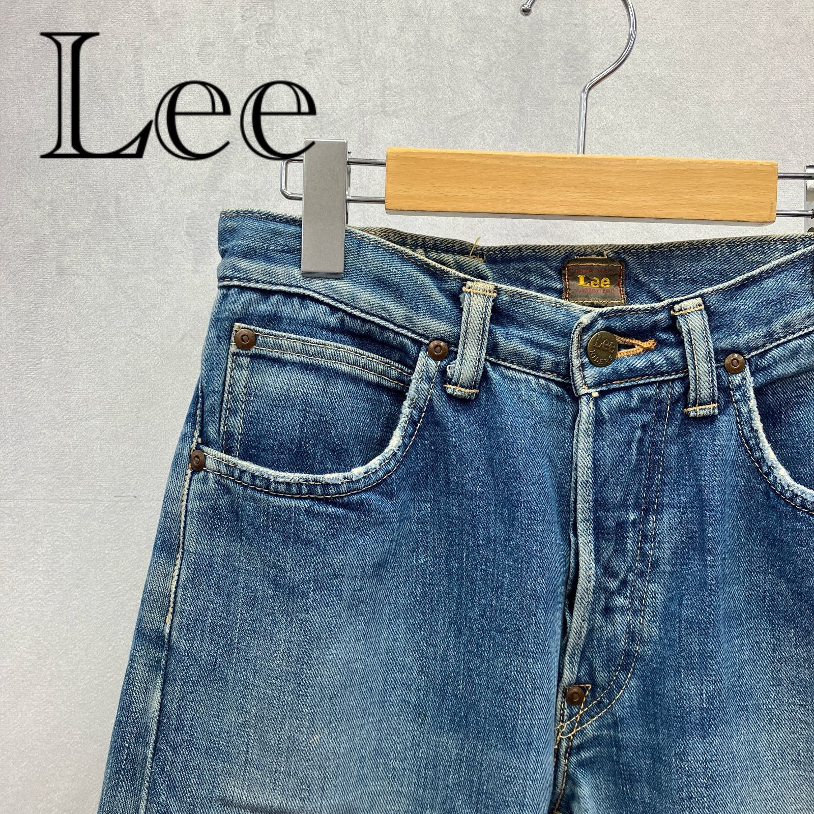 Lee リー 101B デニム パンツ Lot 4101 W29 インディゴ ボタンフライ