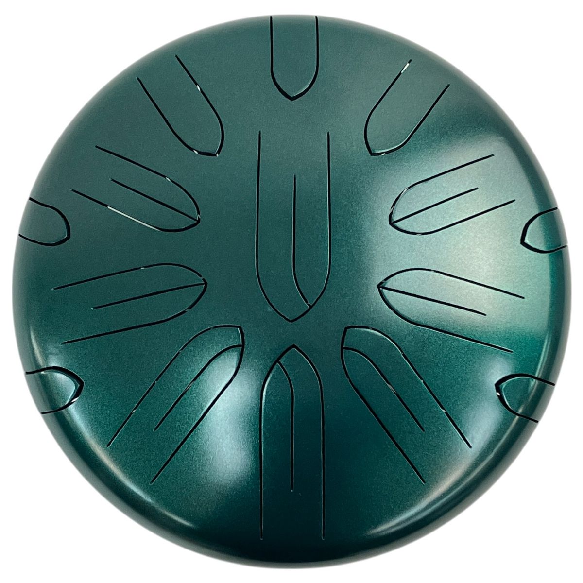 美品 さざなみ楽器工房 大型凪 さざなみドラム タングドラム グリーン