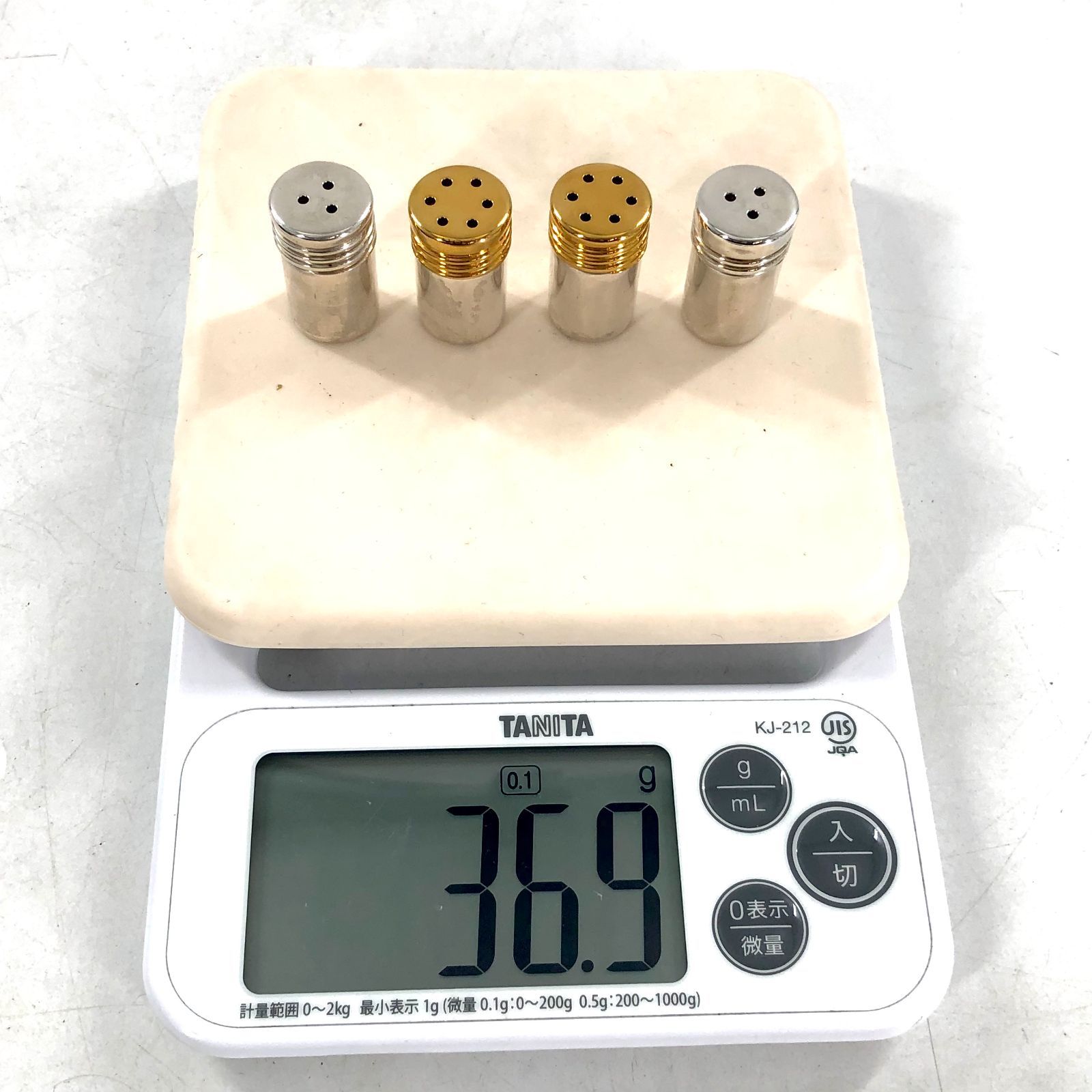 ティファニー スパイスケース 調味料入れ シルバー 9251004-S4398h