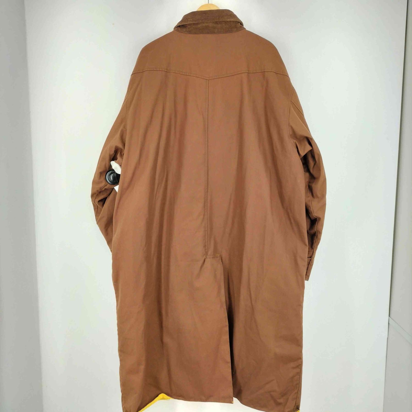 マルボロ Marlboro 90S reversible coat Rubber&Corduroy ロングコート