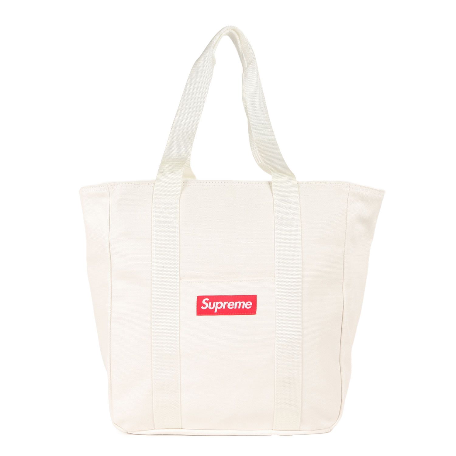 新品】Supreme シュプリーム バッグ ホワイト 白 | キャンバス トート