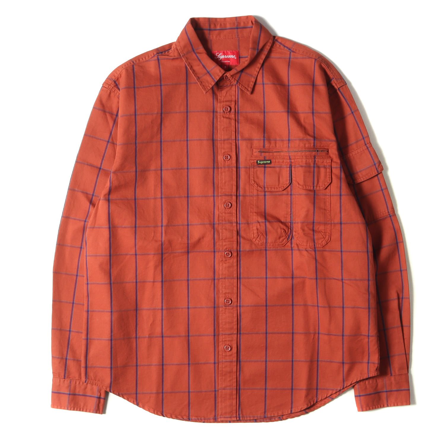 美品 Supreme シュプリーム シャツ サイズ:S チェック柄 コットン