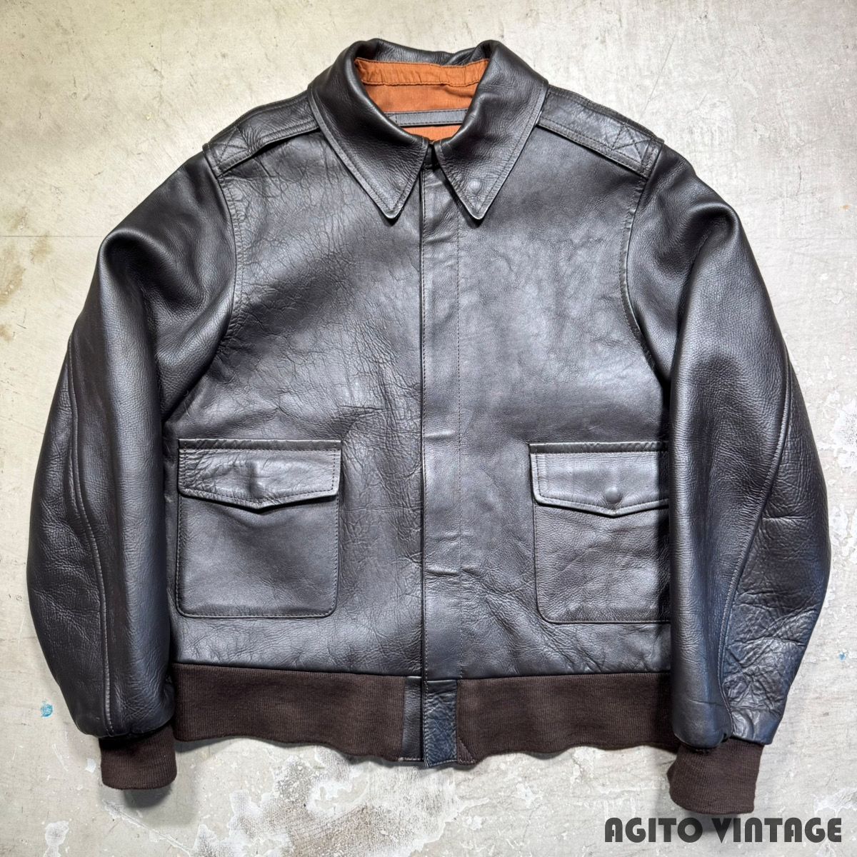 YMCL KY TYPE A-2 レザーフライトジャケット ホースハイド USAAF 復刻
