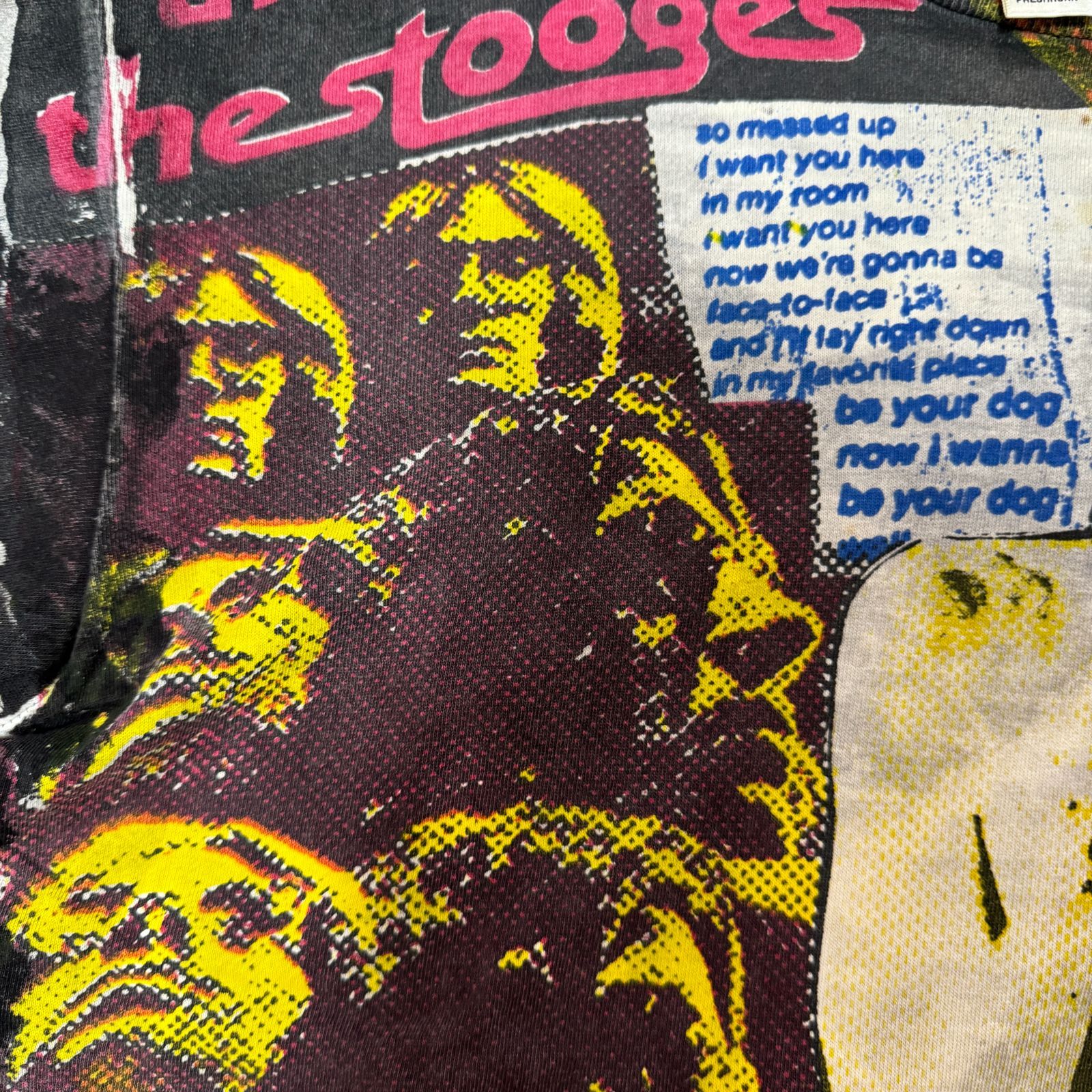 90s Mosquitohead The Stooges Iggy Pop Tシャツ Lサイズ All over