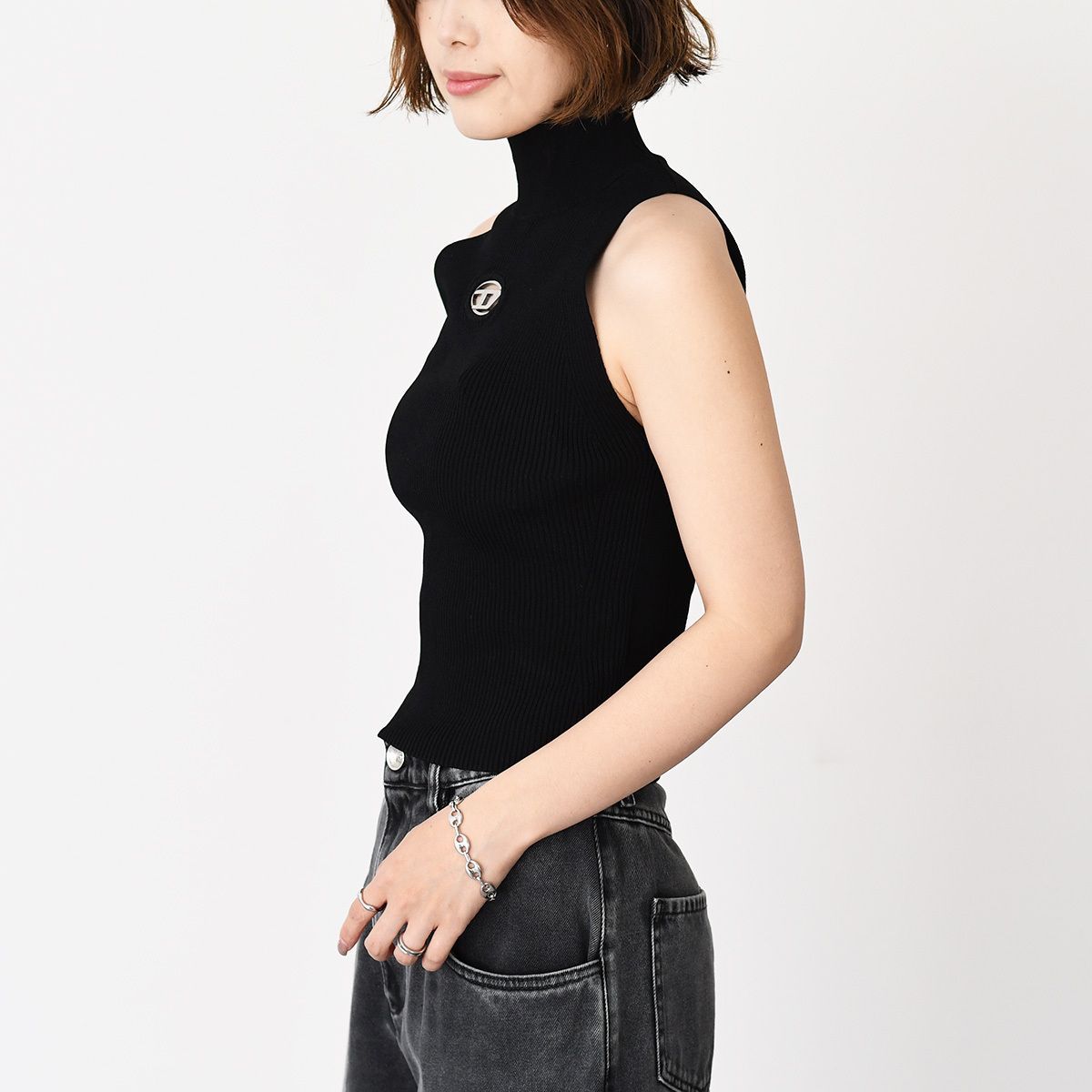 DIESEL ディーゼル トップス M-ONERVAX-TOP ノースリーブトップ A13020