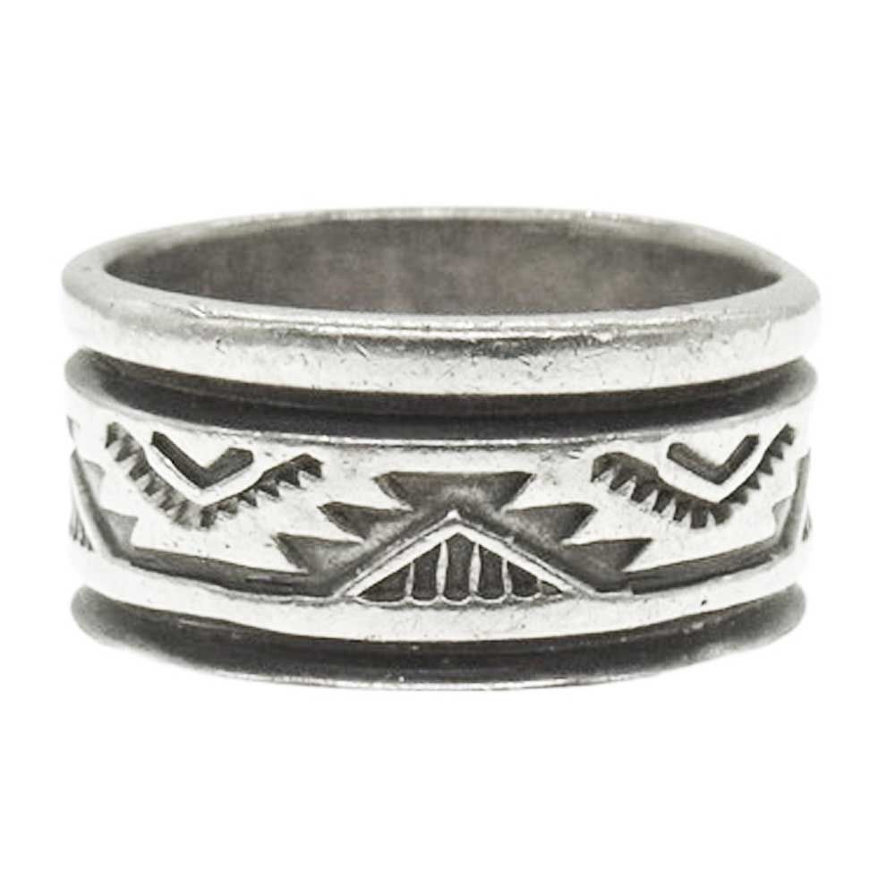 トロイ ラナー TROY LANER スタンプワーク シルバー リング Navajo