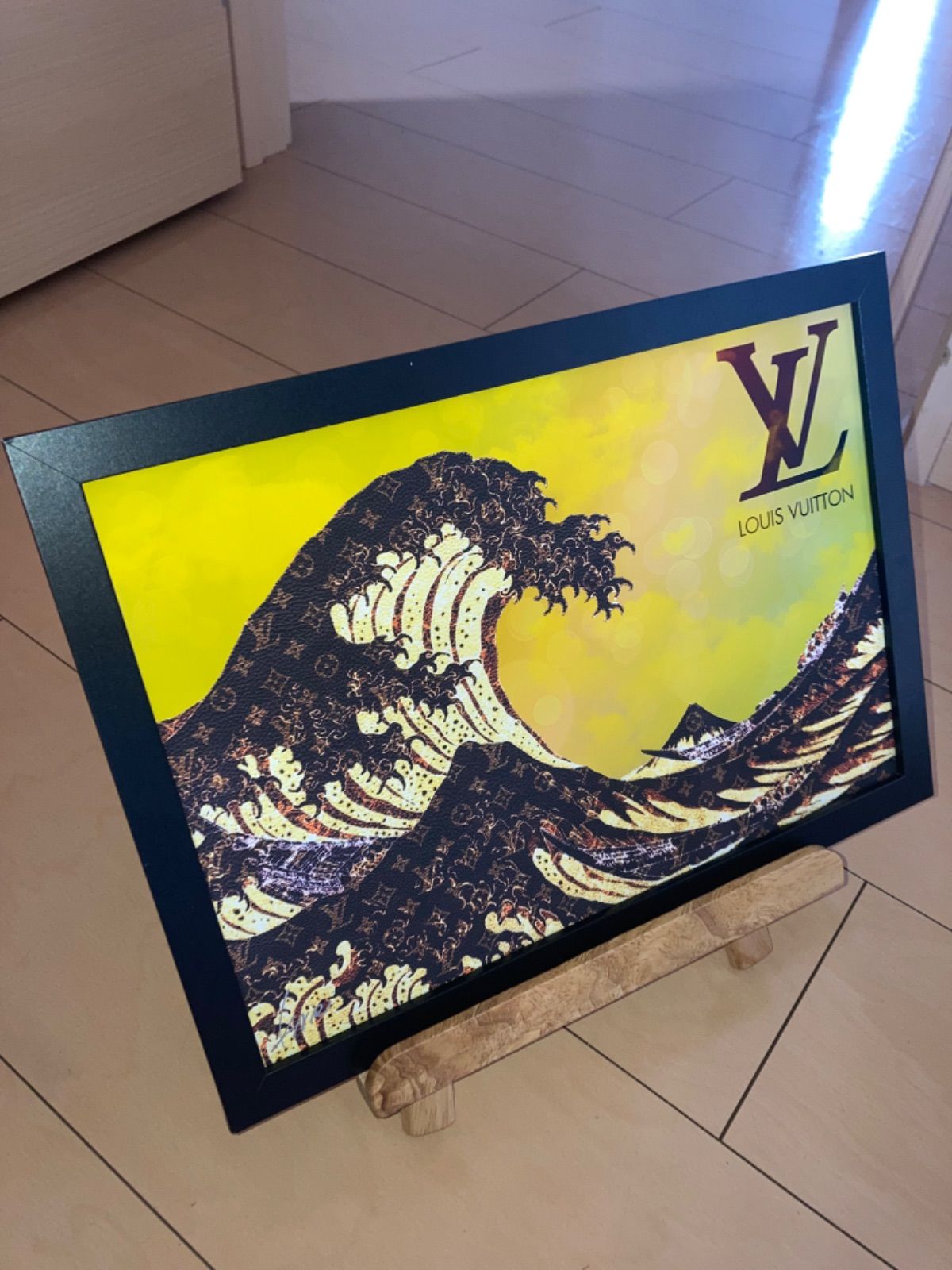 LOUISVUITTON type☆A4額装済オマージュアートインテリアポスター.#223