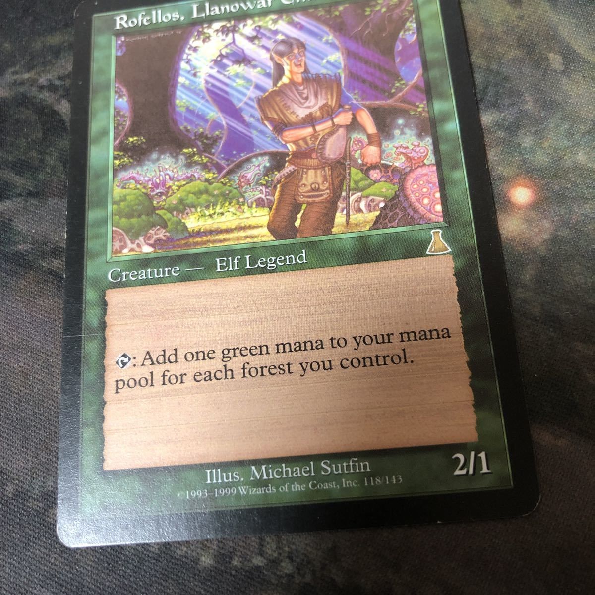 nv3 27 ラノワールの使者ロフェロス Rofellos, Llanowar Emissary UDS