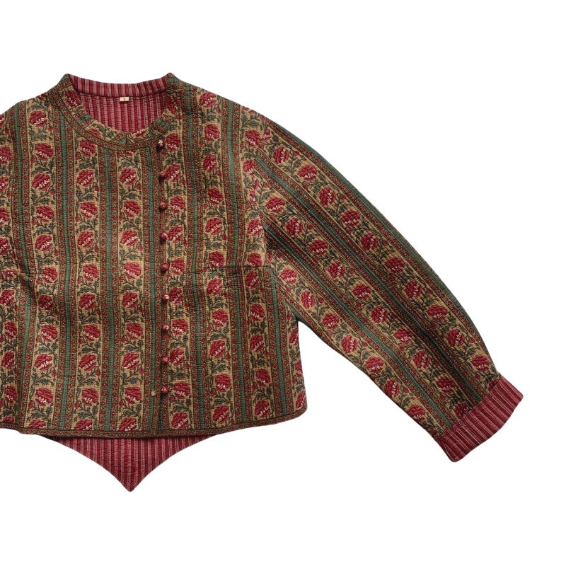 50%off Sale!!【YOHANA】Brigitte Singh ブロックプリント ラオス