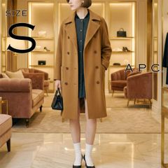 極美品】A.P.Cアーペーセー ポーランド製 ウール混ダブルブレスト