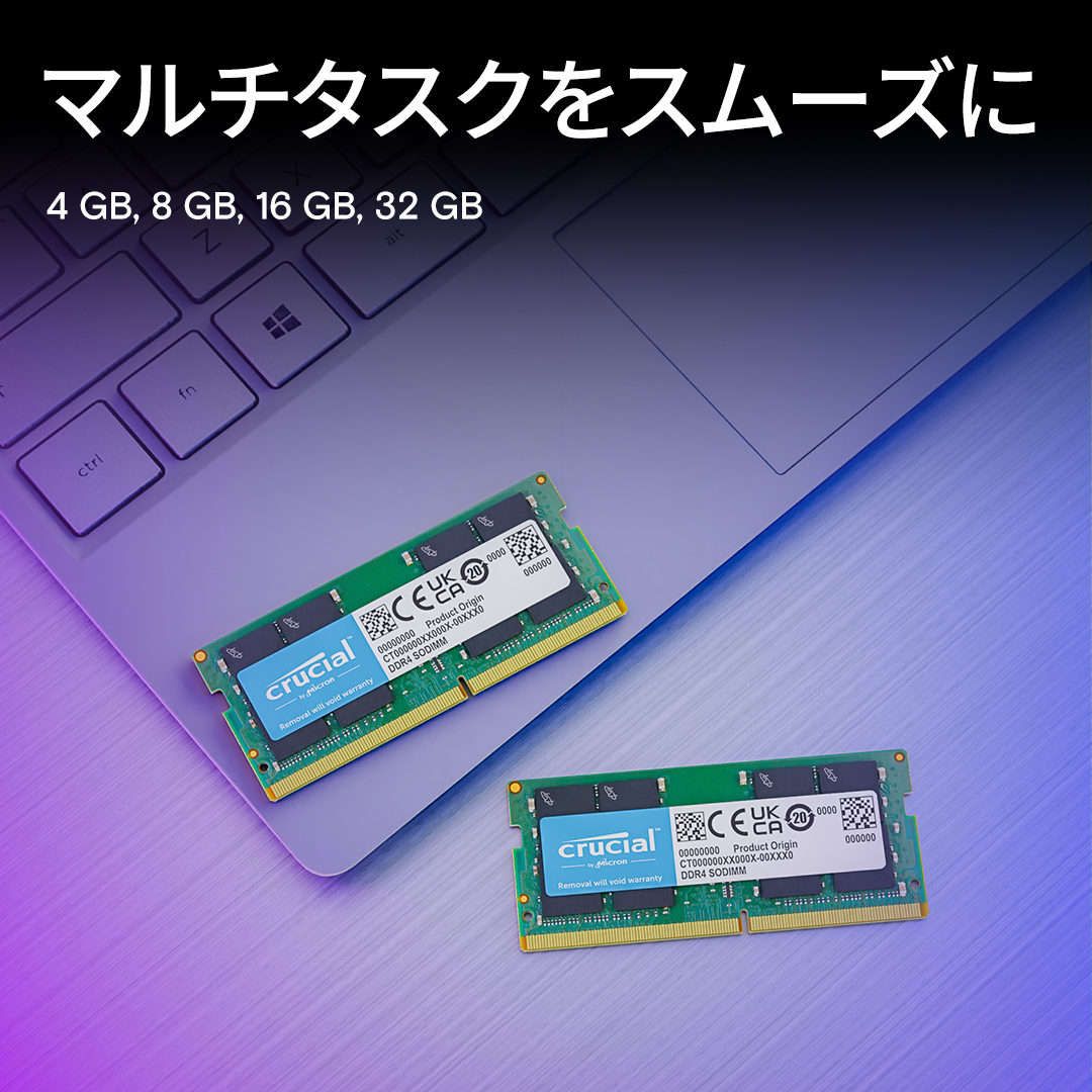 Crucial 16GB Kit (2 x 8GB) DDR4-3200 SODIMM | CT2K8G4SFRA32A
