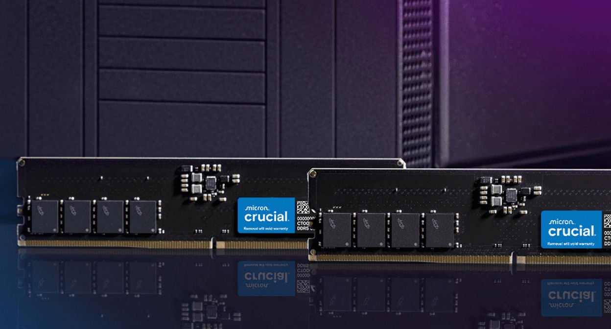 Crucial 64GB Kit (32GBx2) DDR5-4800 UDIMM | CT2K32G48C40U5