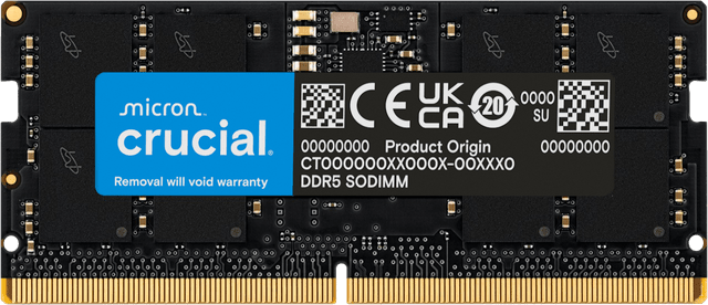 Crucial 32GB DDR5-4800 SODIMM | CT32G48C40S5 | crucial.com