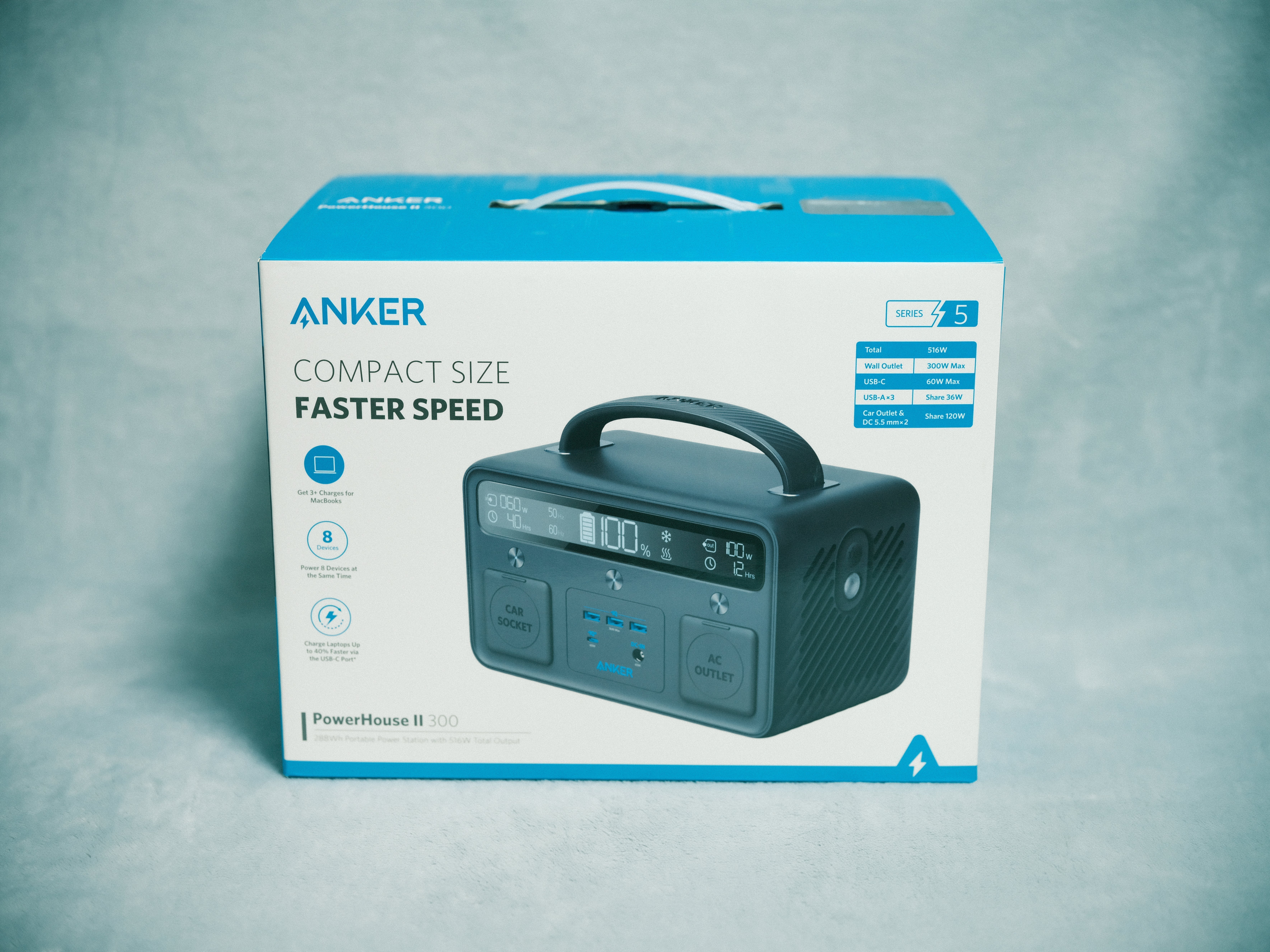 レビュー】車中泊と非常時のお供 Anker PowerHouse II 300｜プラナリア