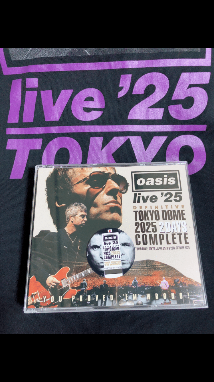 oasis Definitive版聴いたぞ❗️ ブート感想しつつ東京公演振り返り