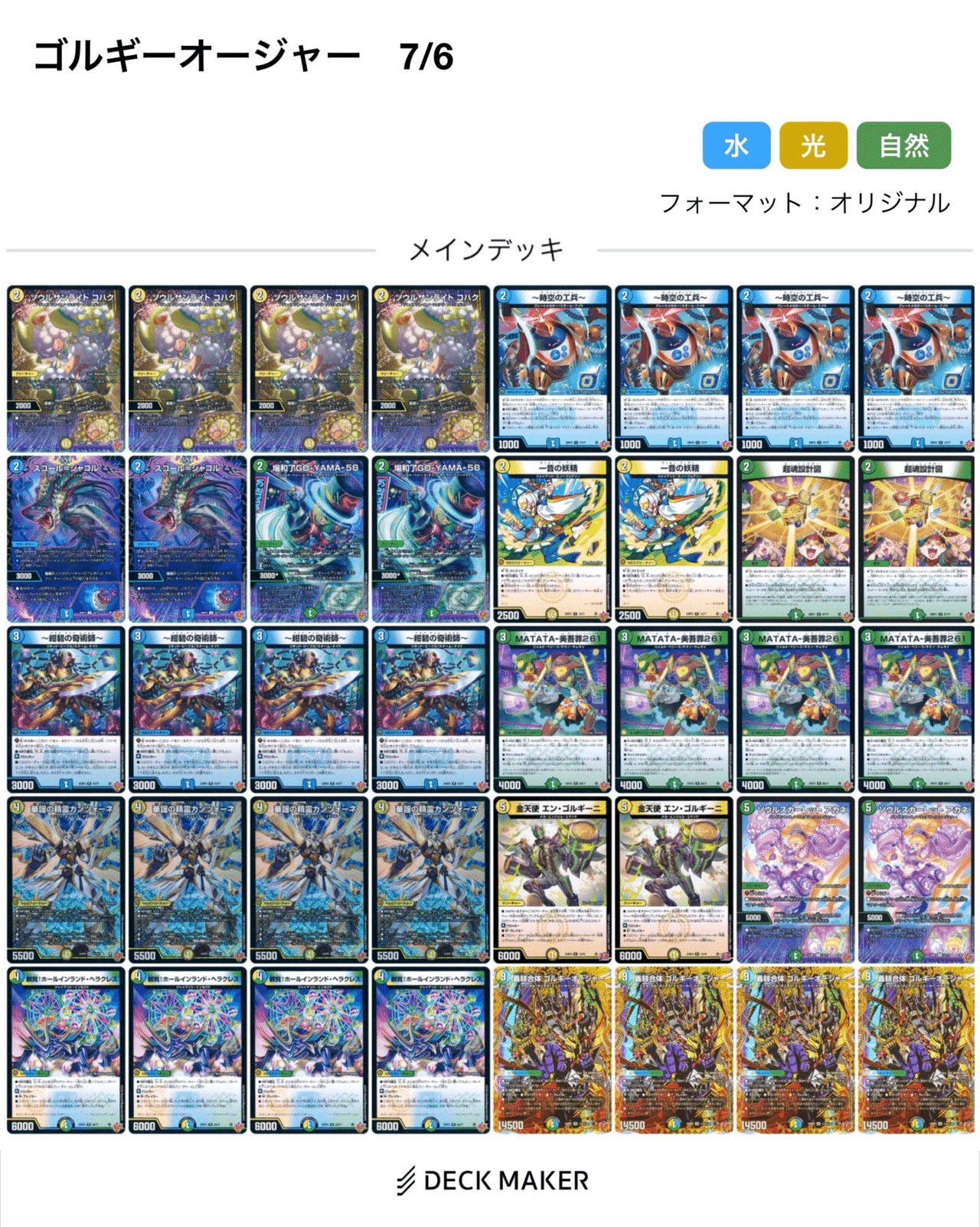 トリーヴァゴルギーオージャー』を発売前一週間研究した所感（リスト