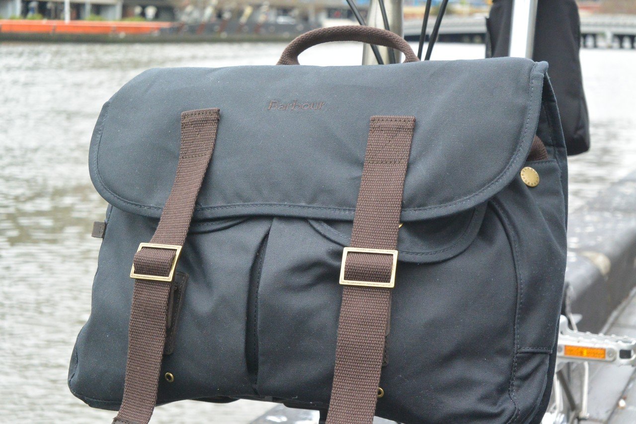 ブロンプトンアクセサリーその3 Barbour Tarras Bag｜wharton
