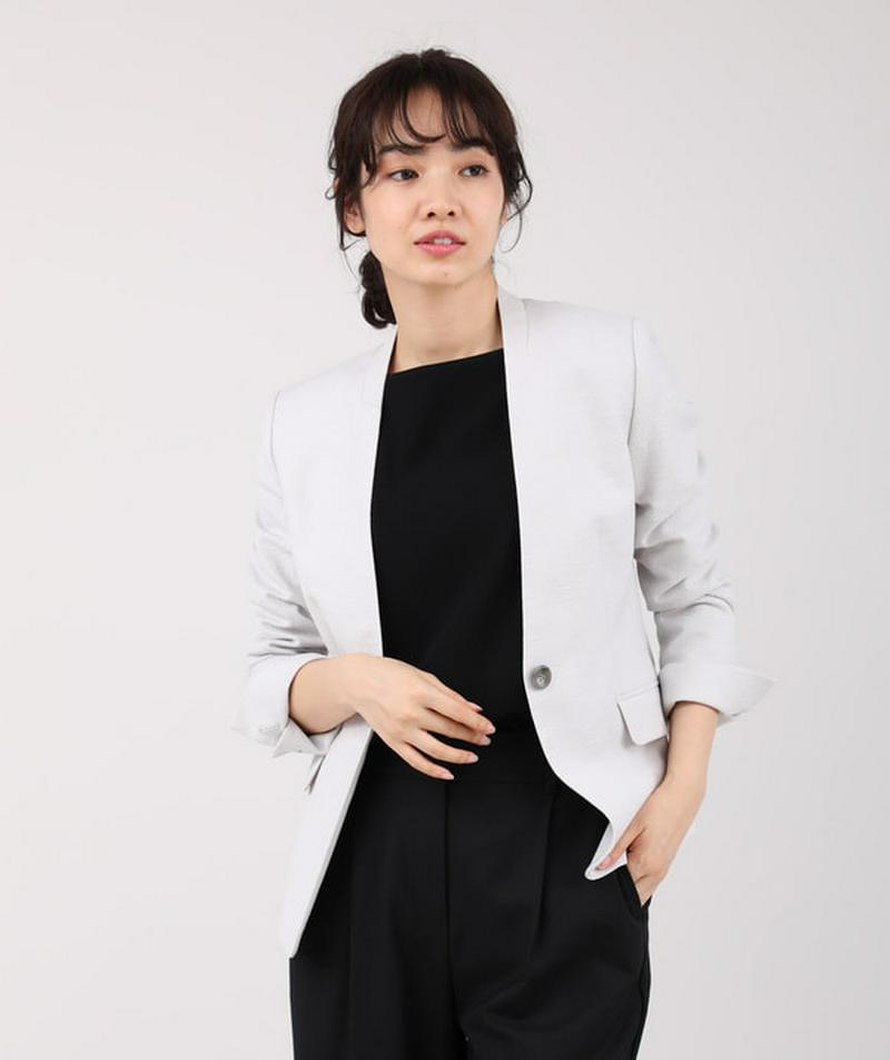 PLST(プラステ)の「PLST スラブストレッチカラーレスジャケット」 - PARTE