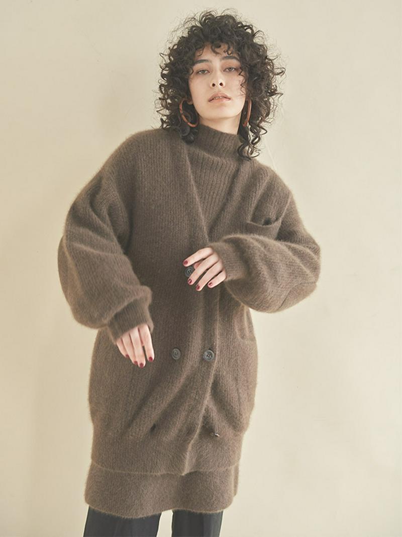 ETRE TOKYO(エトレトウキョウ)の「ラクーンダブルカーディガン」 - PARTE