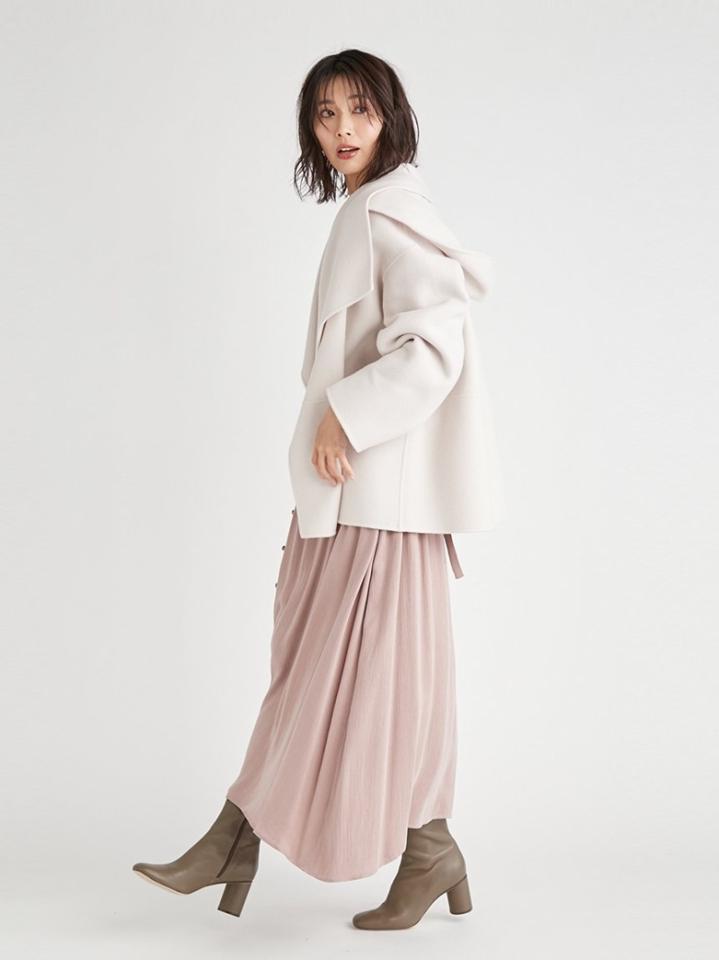 FRAY I.D(フレイ アイディー)の「2wayフードショートリバーコート