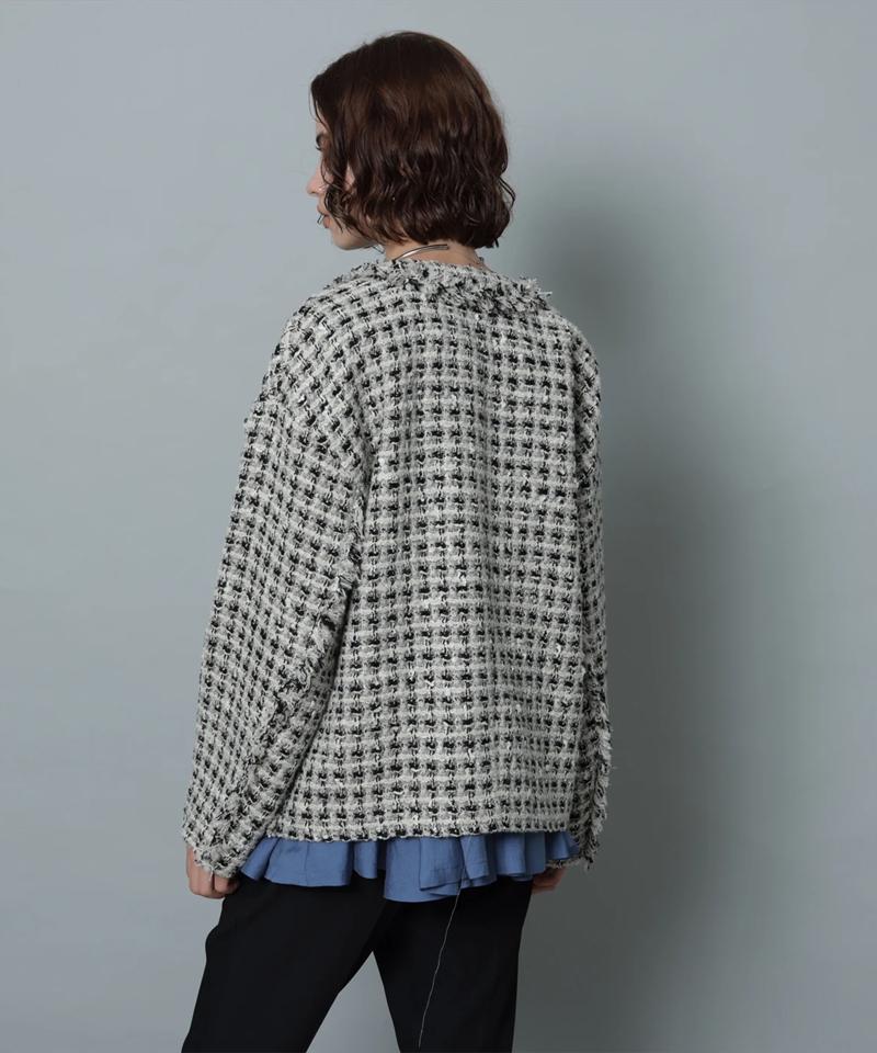 CADUNE(カデュネ)の「ツイードジャケット」 - PARTE