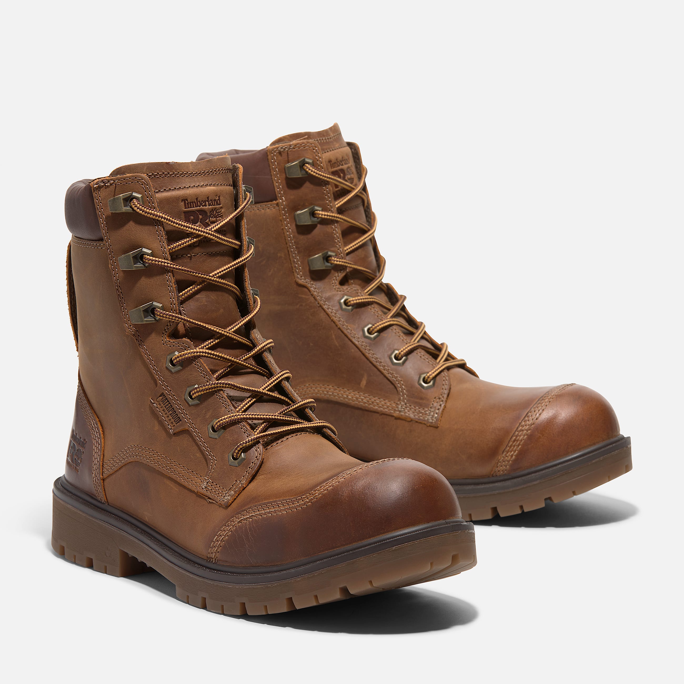 Men's Whitman 8-Inch Composite Toe Work Boots - Brown | Timberland US