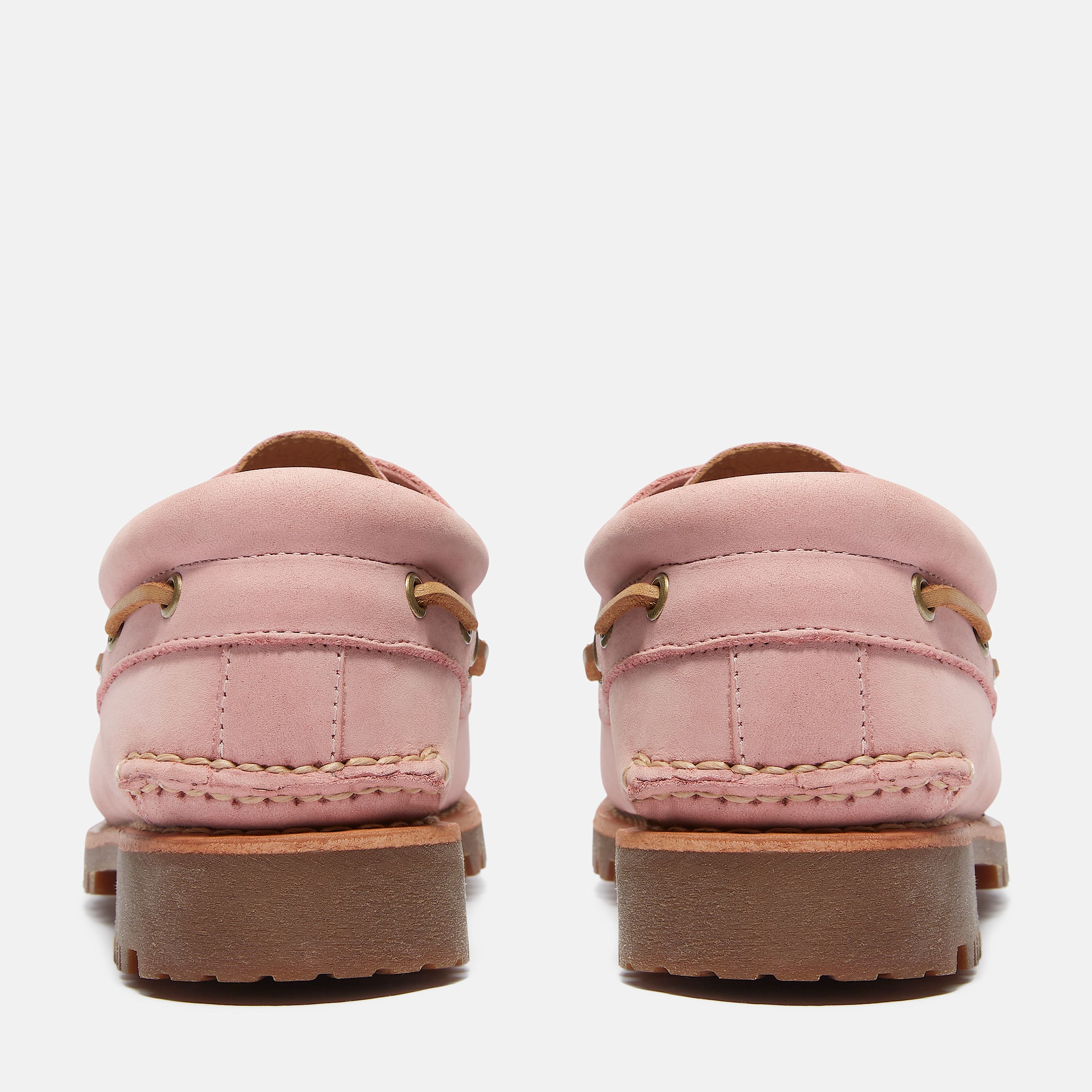 Timberland® Authentic 3-Eye Lug Handsewn Boat Shoe in Pink