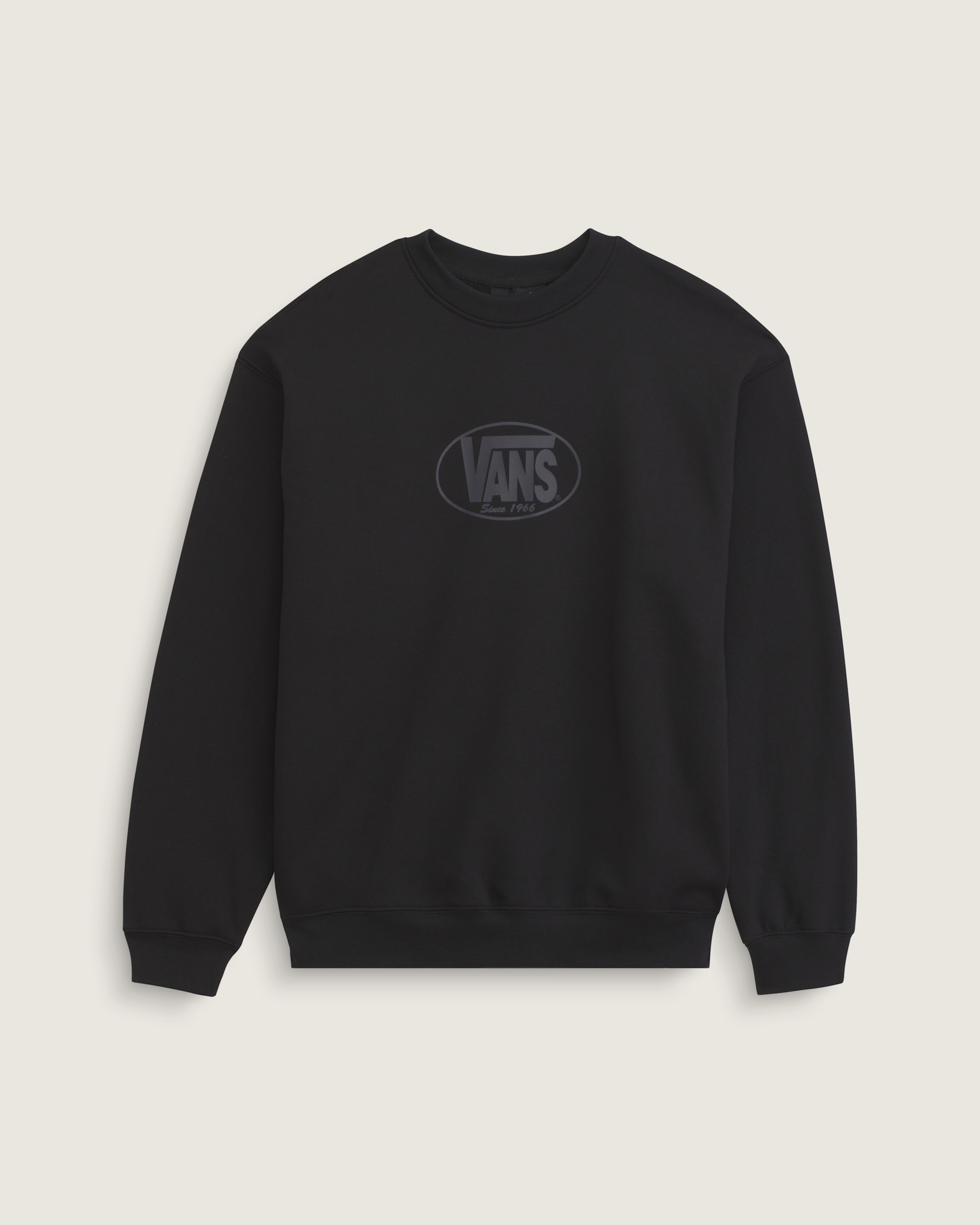 Classic Oval Crew Sweatshirt in Black | Vans