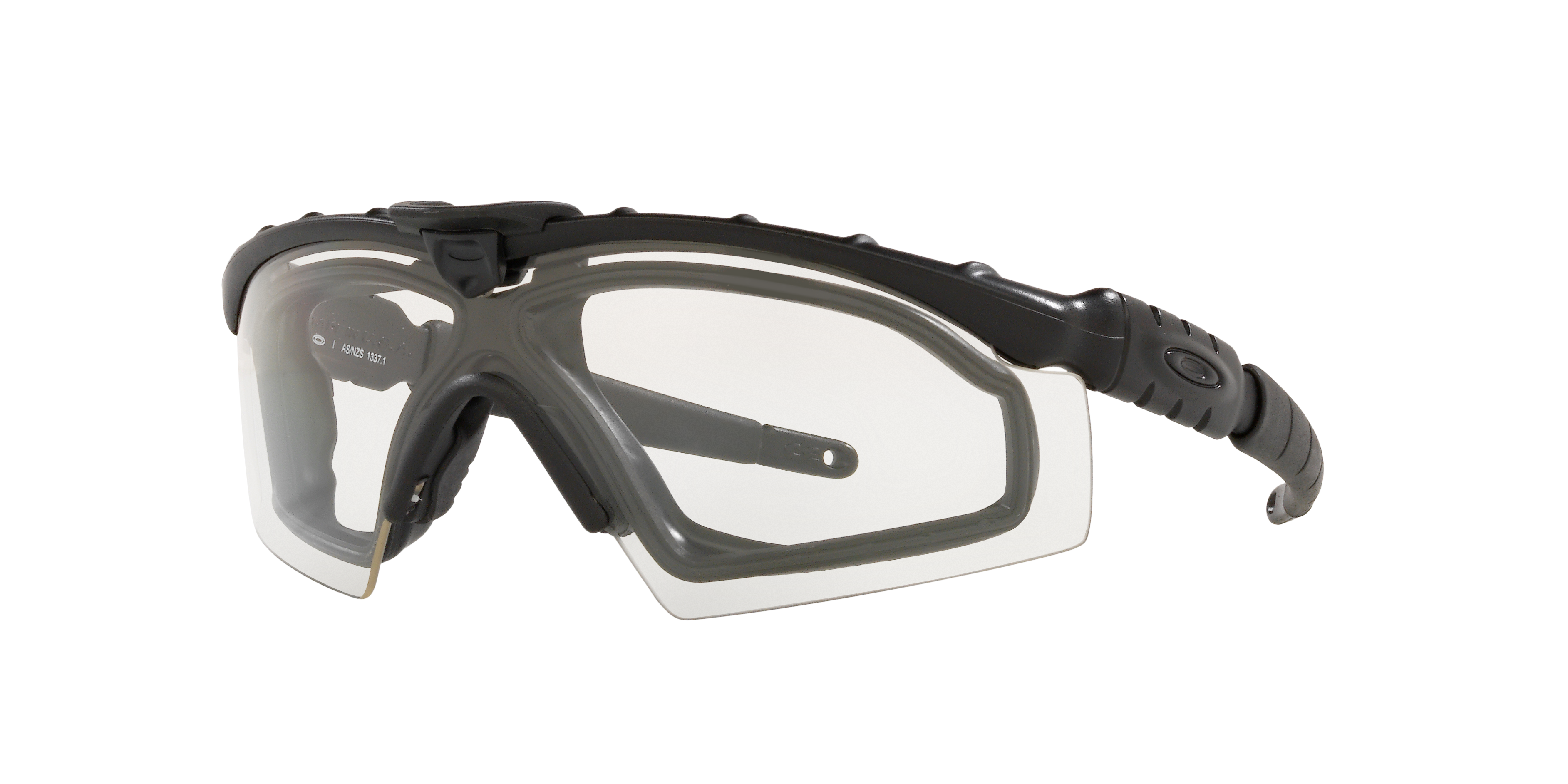 M Frame® 2.0 Industrial - Safety Glass Clear Lenses, Black Frame