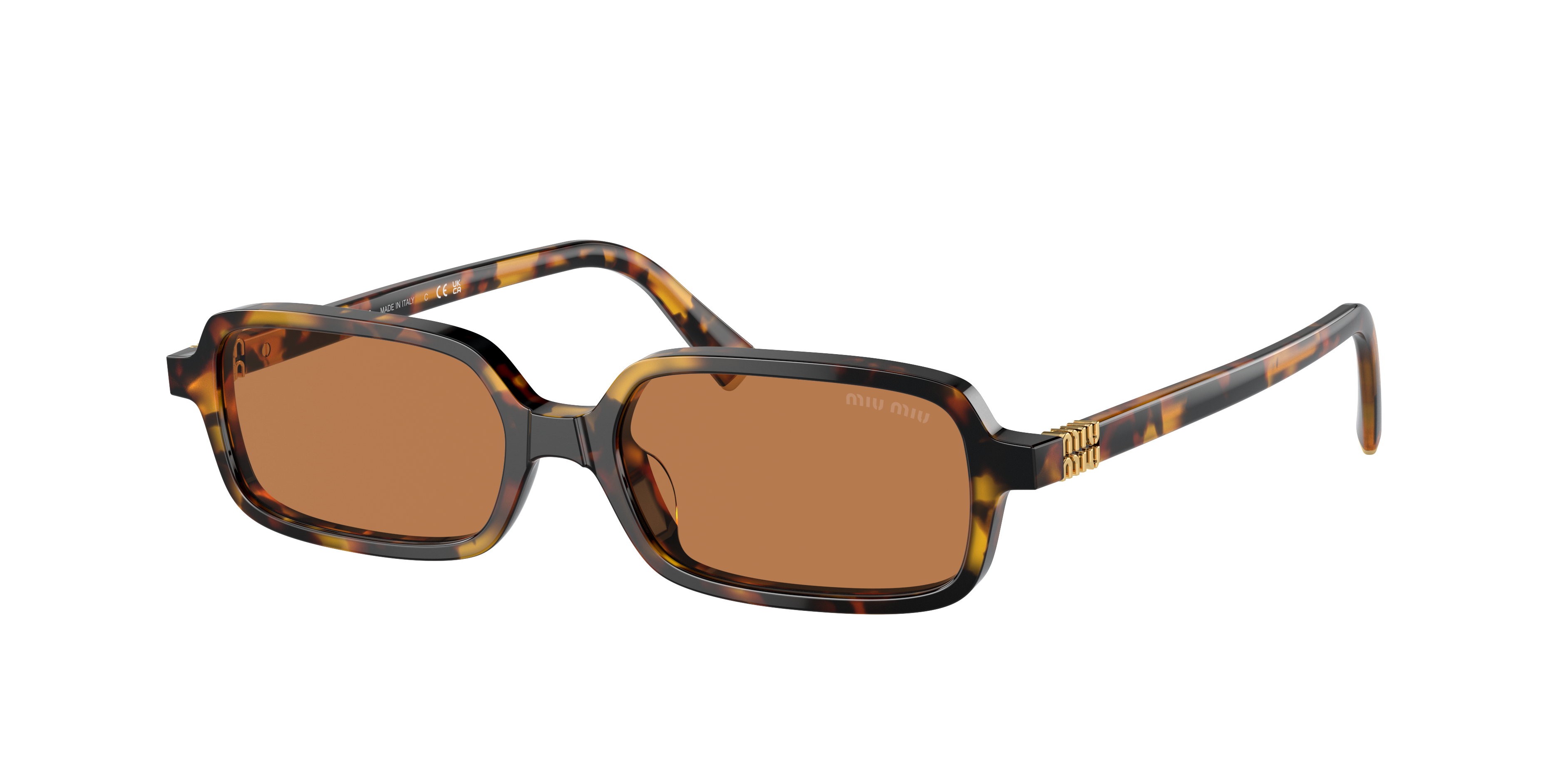 Miu Miu MU 11ZS S (51 - 16) with Brown lenses and Tortoise frame