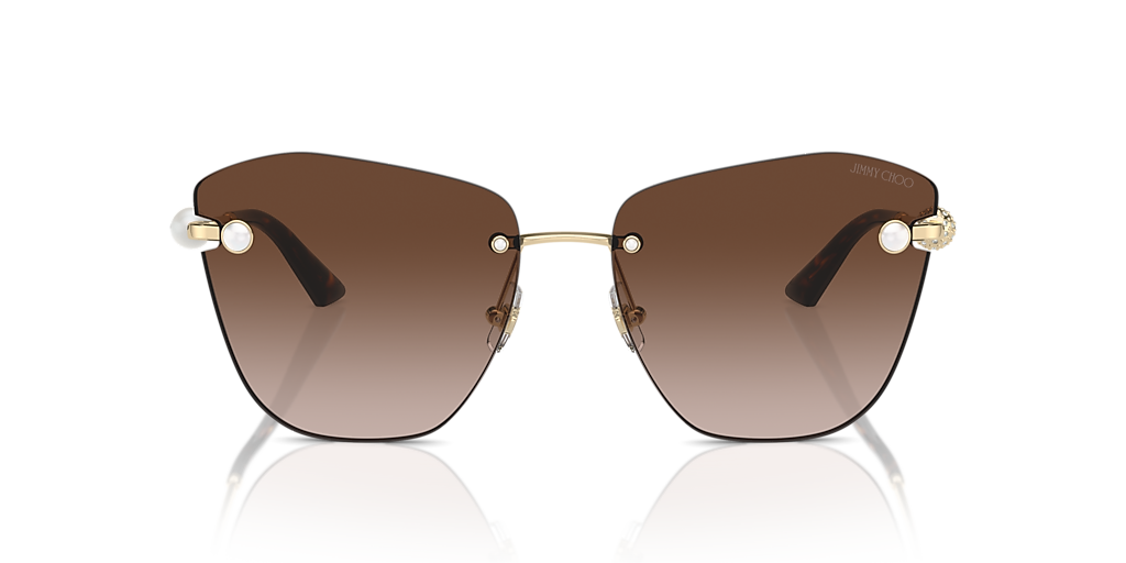 Jimmy Choo JC4004HB L (59 - 16) with Brown lenses and Gold frame