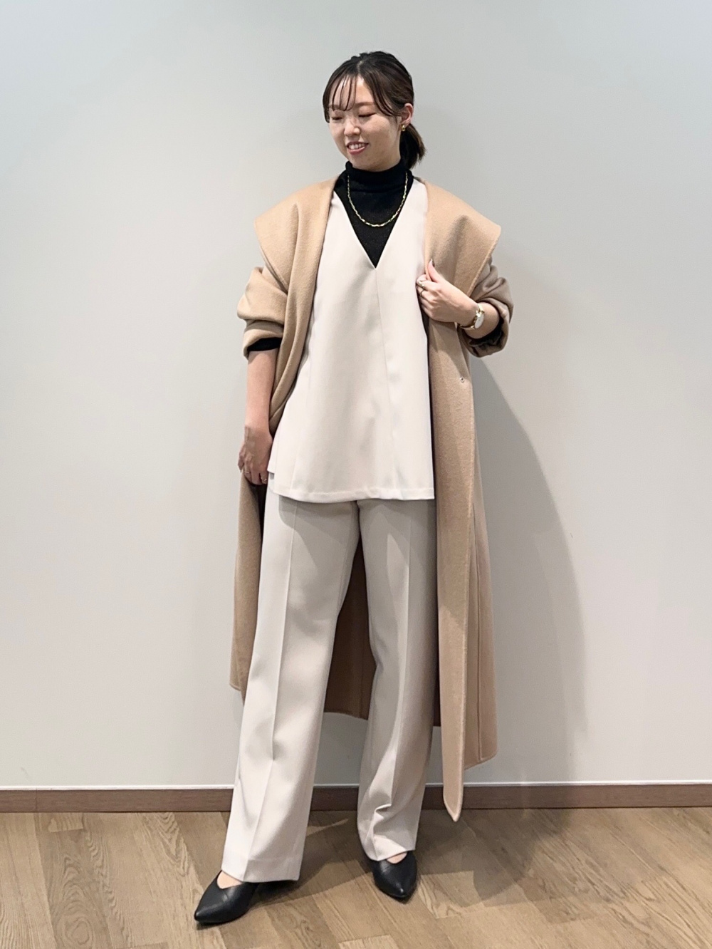 トリアセブレンドカラーレスジャケット、トリアセブレンドストレート