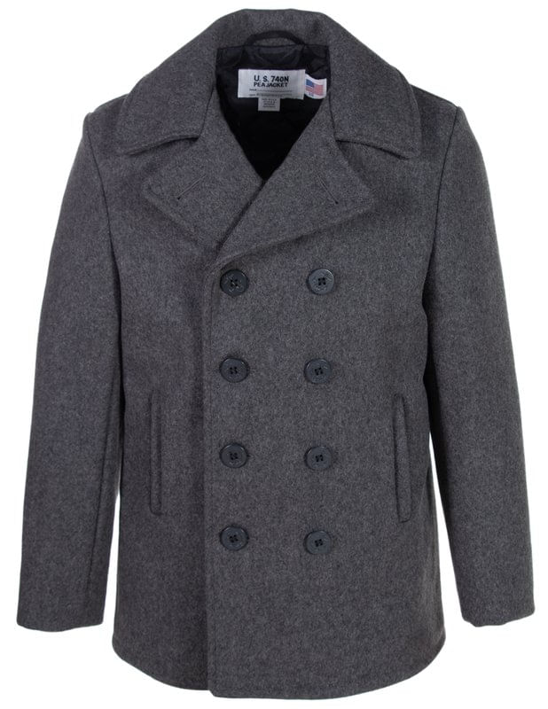 Men's, M Schott 740 Jacket-drk Oxford, Schott 740-drk Oxford Grey