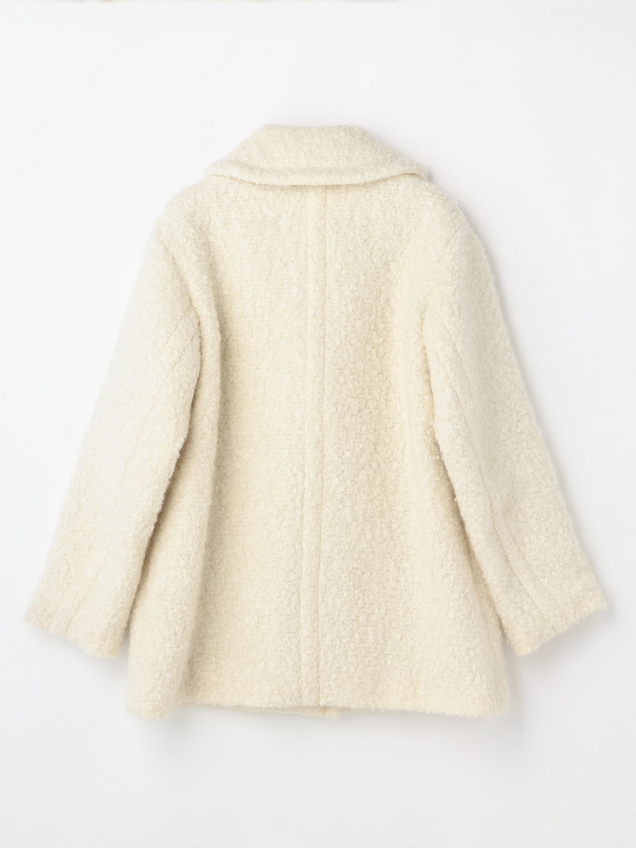 モヘア混コート