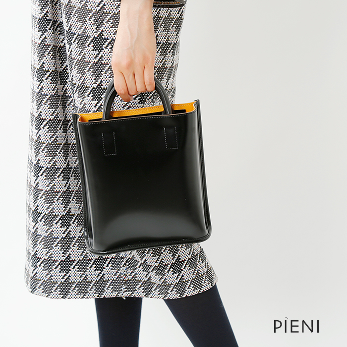 PIENI(ピエニ)PVC×ピッグレザートートバックS“Kaari series” szb-35