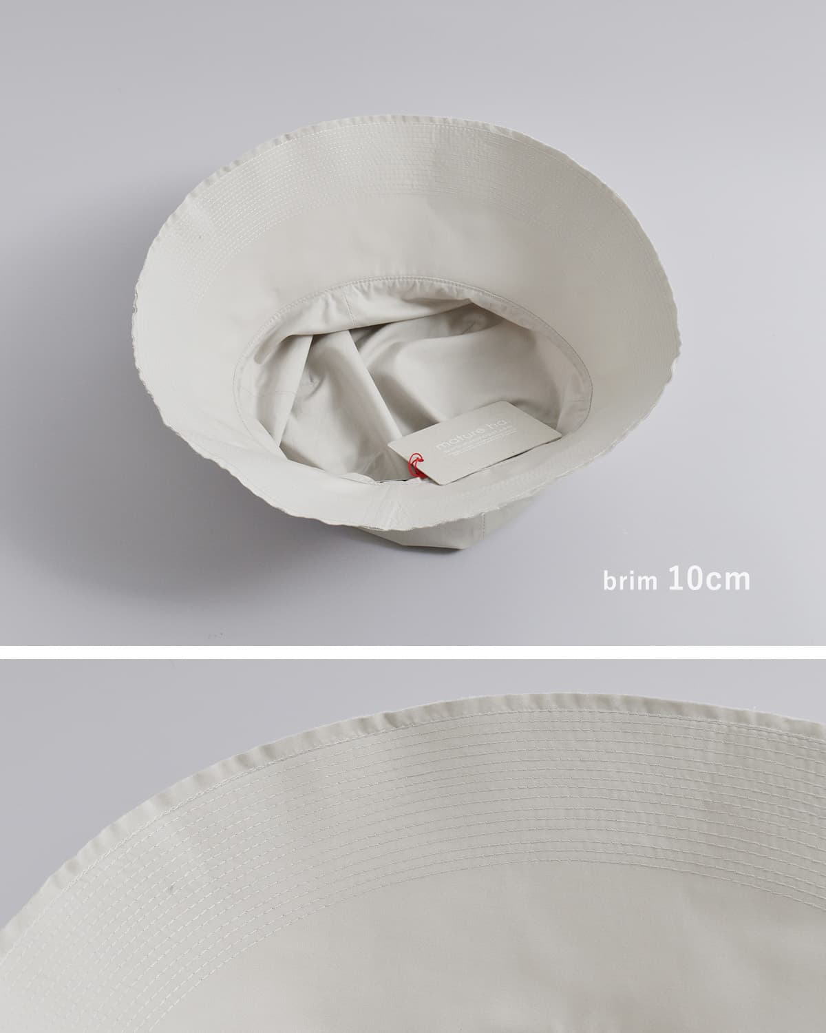 mature ha. マチュアーハ オーガニックコットン ステッチ ハット