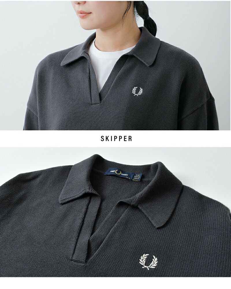 50%OFF】FRED PERRY フレッド ペリー タータン パネル ニット シャツ