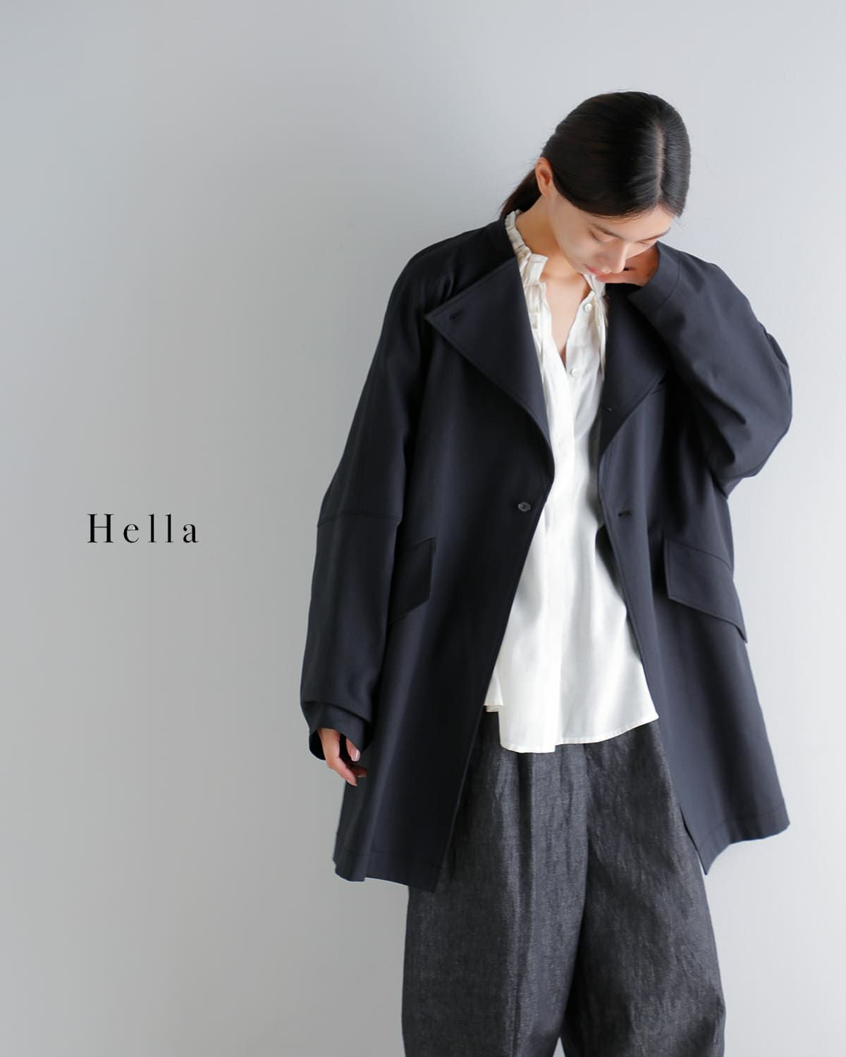 Hella ヘラ シェルタリングドライ ハーフ コート “SHELTERING DRY HALF