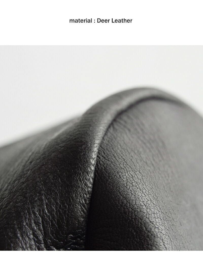 Aeta アエタ ディアレザー ハンドル ポーチ ミニ “DEER” da109-kk ユニ