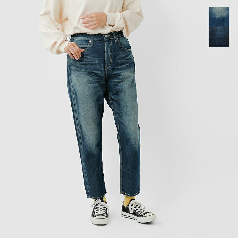 mizuiro ind ミズイロインド ディストレスト ハイウエスト デニム