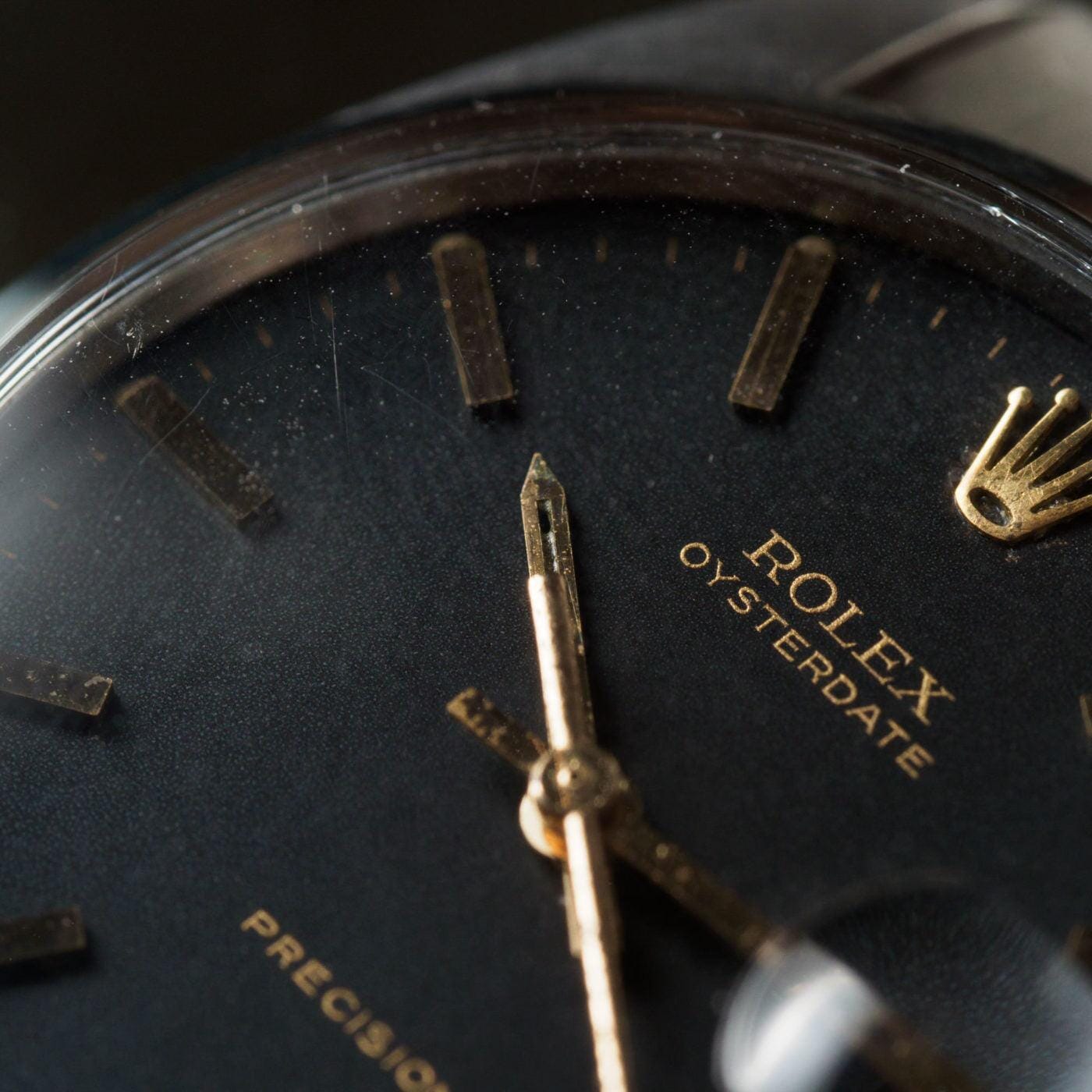 ロレックス オイスターデイト プレシジョン 6694 ブラック / ROLEX