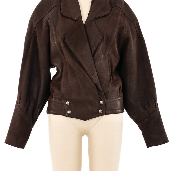 Christian Dior Leather Bomber Jacket