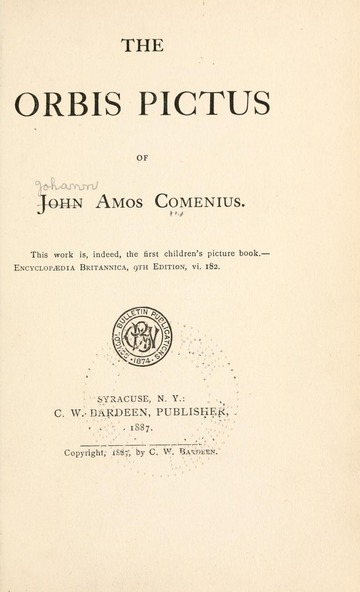 The Orbis pictus of John Amos Comenius : Comenius, Johann Amos