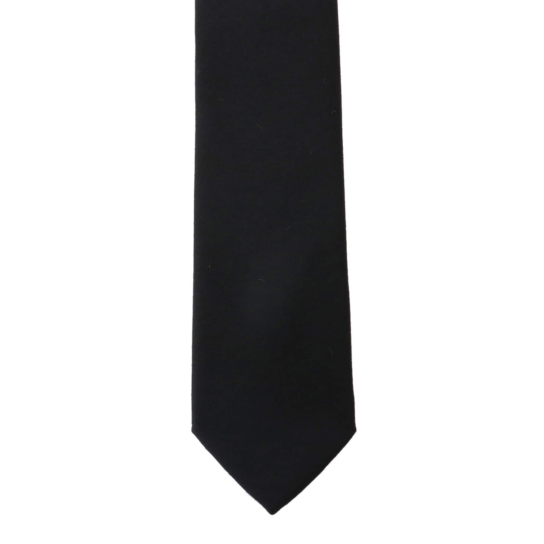 Loro Piana Fabric Super150's Wool 定番 ウールタイ col.ブラック