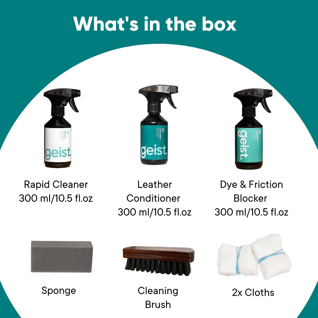 geist（ガイスト）】3 Plus Care Kit for Leather & Vinyl｜レザー