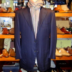 カルーゾ CARUSO】ロロピアーナ製カシミヤ100%ネイビージャケット 46